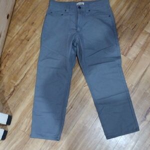 Gray Casual Pants